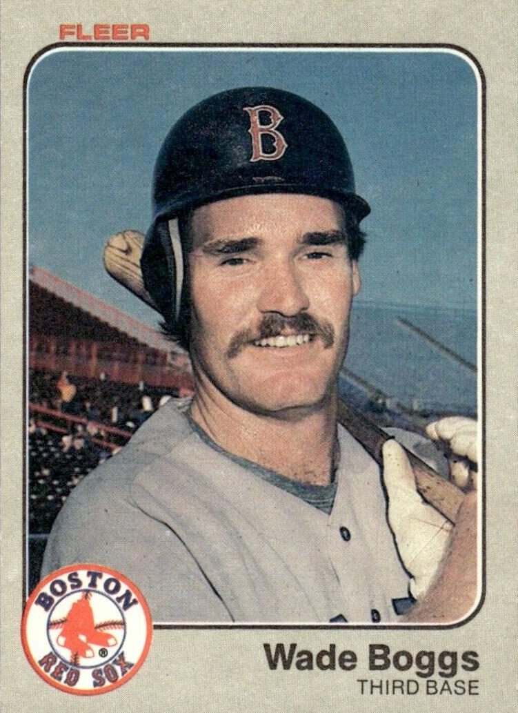 1983 Fleer Baseball Wade Boggs #179 PSA 9
