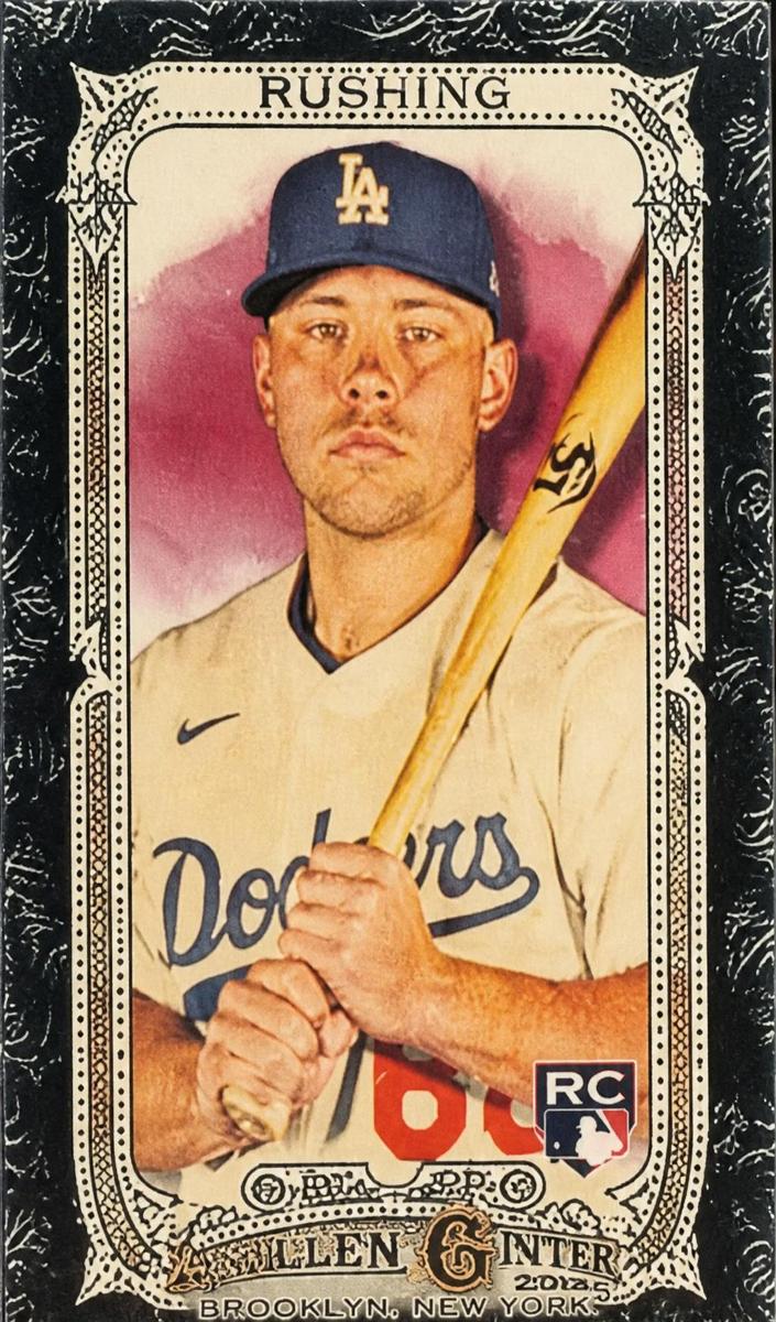 2025 Topps Allen & Ginter Baseball Mini Black Bordered Dalton Rushing #200