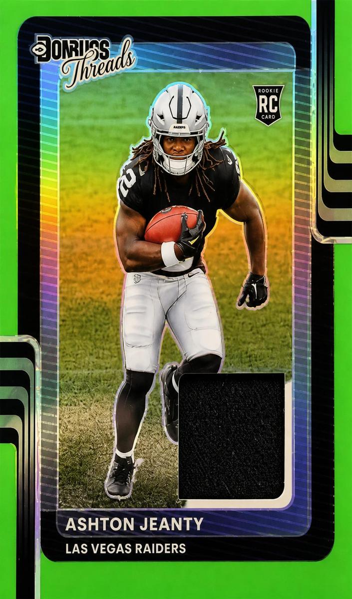 2025 Donruss Optic Football Neon Green Ashton Jeanty #RPBH-AJY