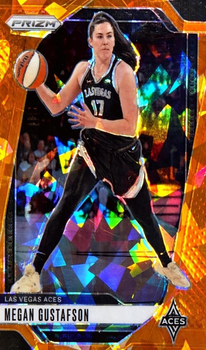 2024 Panini Prizm WNBA Basketball Orange Ice Megan Gustafson #78
