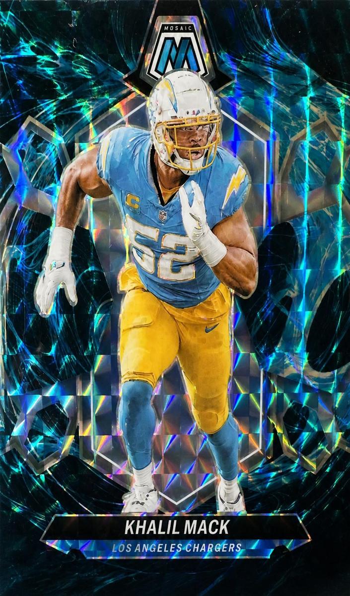 2024 Panini Mosaic Football Genesis Khalil Mack #125 SGC 10