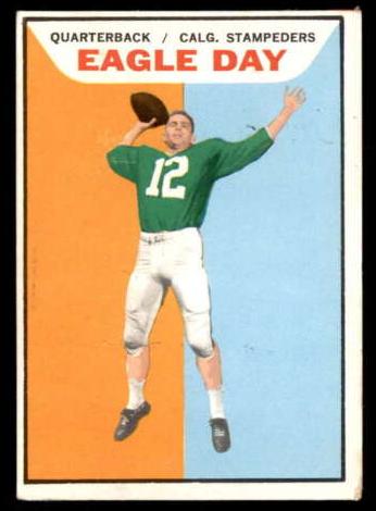 1965 Topps CFL Football Eagle Day #19 PSA 7