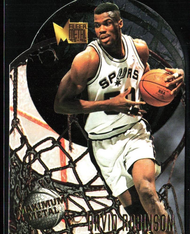 1995 Fleer Metal Basketball David Robinson #10