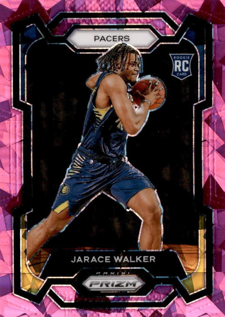 2023 Panini Prizm Basketball Pink Ice Jarace Walker #168 PSA 9
