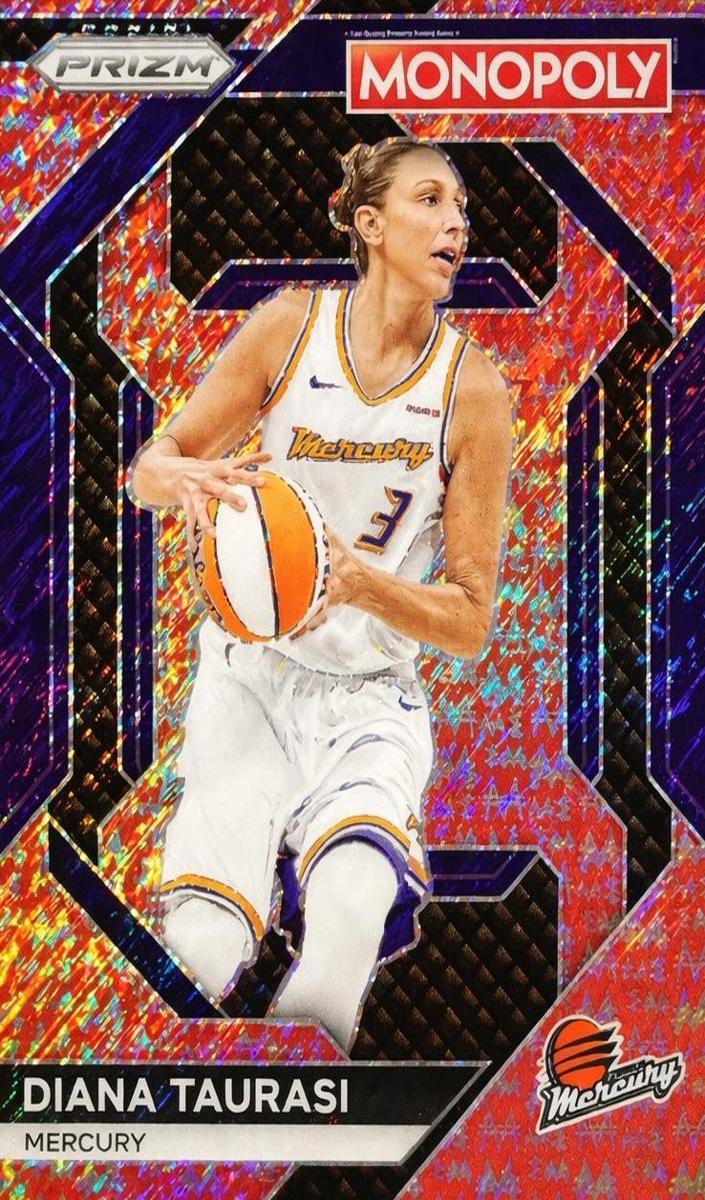 2024 Panini Prizm Monopoly WNBA Basketball Red Millionaire Shimmer Diana Taurasi #WNBA20