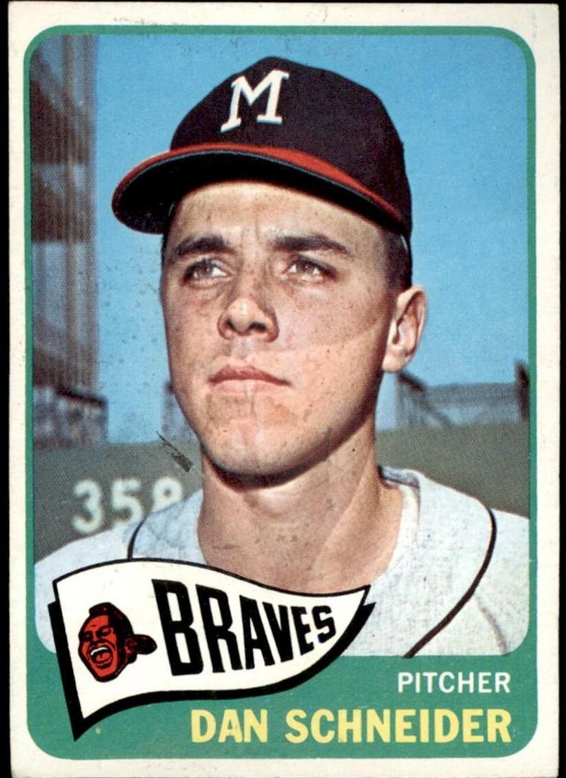 1965 Topps Baseball Dan Schneider #366