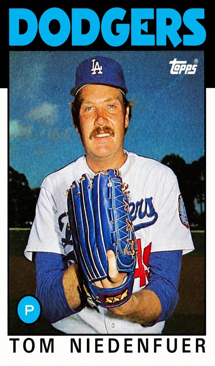 1986 Topps Baseball Tom Niedenfuer #56