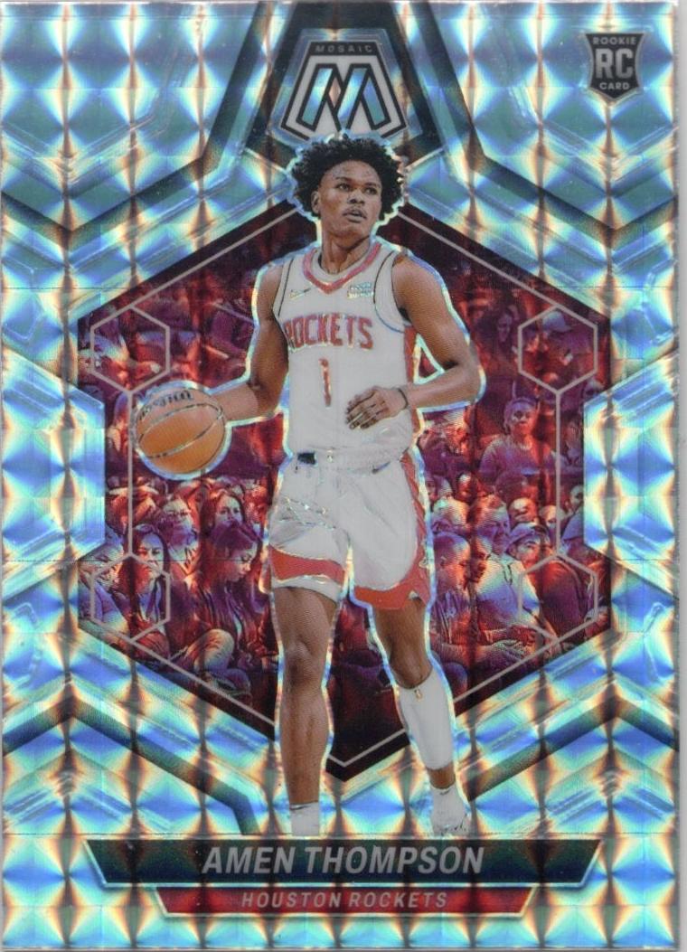 2023 Panini Mosaic Basketball Mosaic Amen Thompson #230 PSA 9