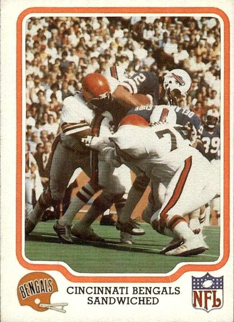 1979 Fleer Team Action Football Cincinnati Bengals #10