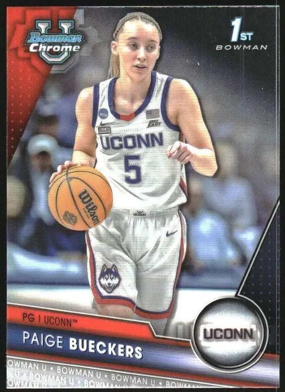 2023 Bowman Chrome University Basketball Paige Bueckers #90 PSA 9