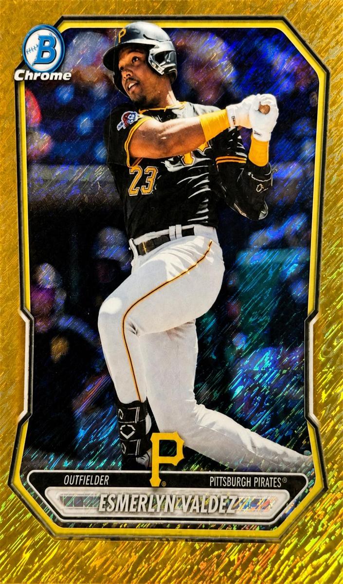 2026 Bowman Baseball Gold Shimmer Refractor Esmerlyn Valdez #BCP-76