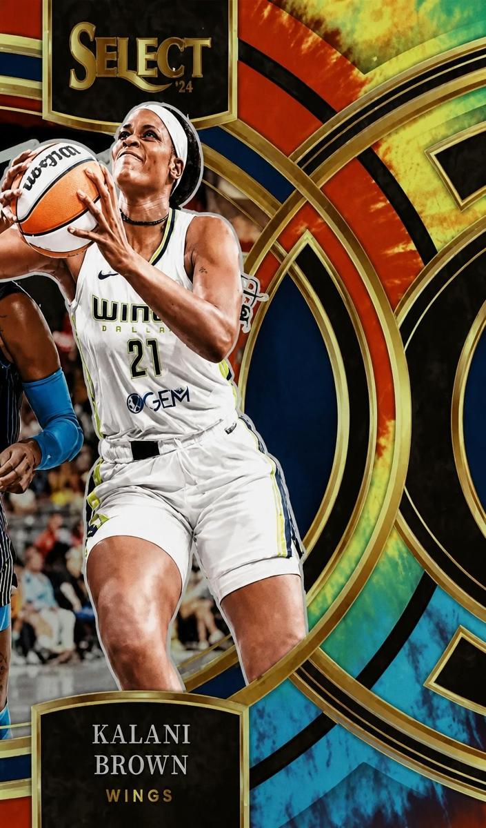 2024 Panini Select WNBA Basketball Tie-Dye Kalani Brown #110
