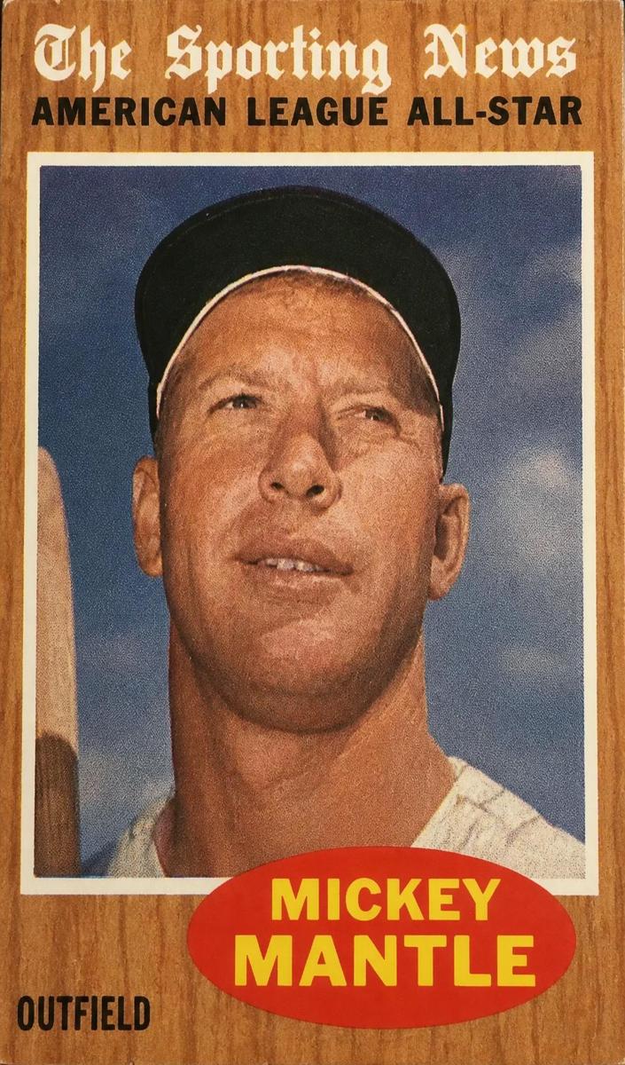 1962 Topps Baseball All-Star Mickey Mantle #471