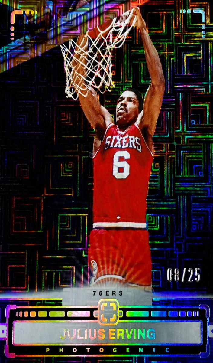 2023 Panini PhotoGenic Basketball Maze Julius Erving #120