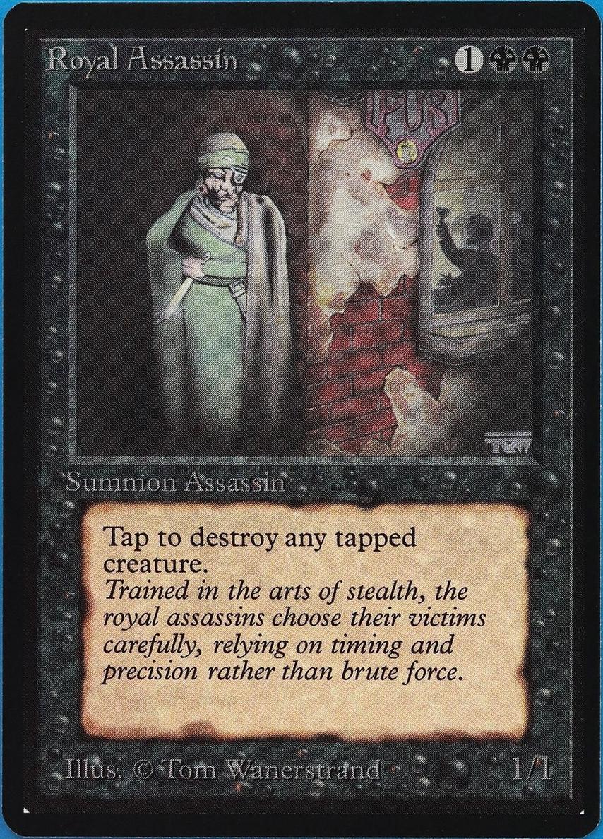 1993 Magic The Gathering Beta Royal Assassin #NNO