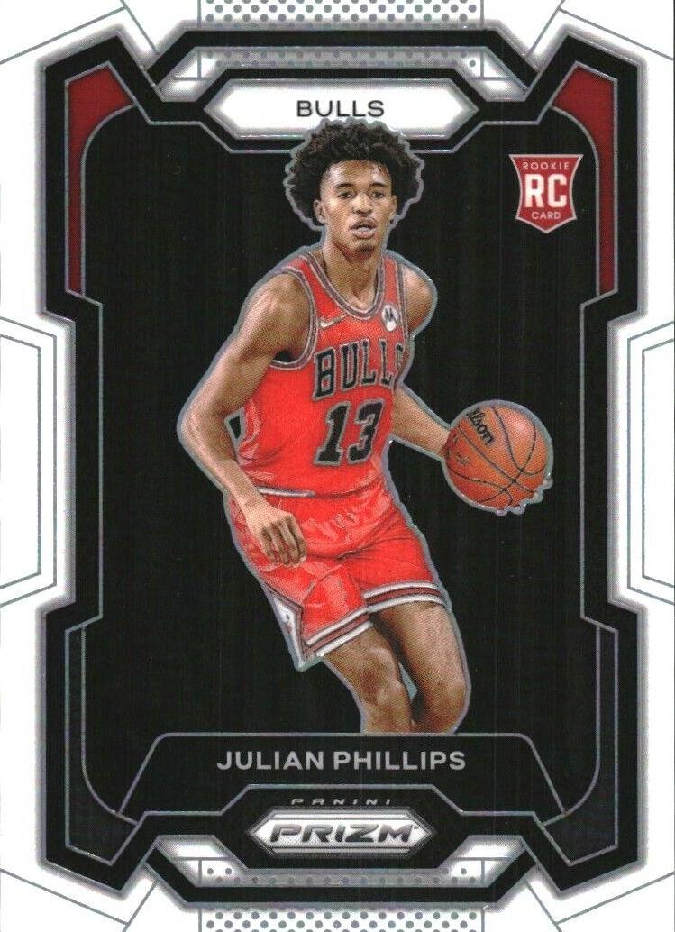 2023 Panini Prizm Basketball White Julian Phillips #125