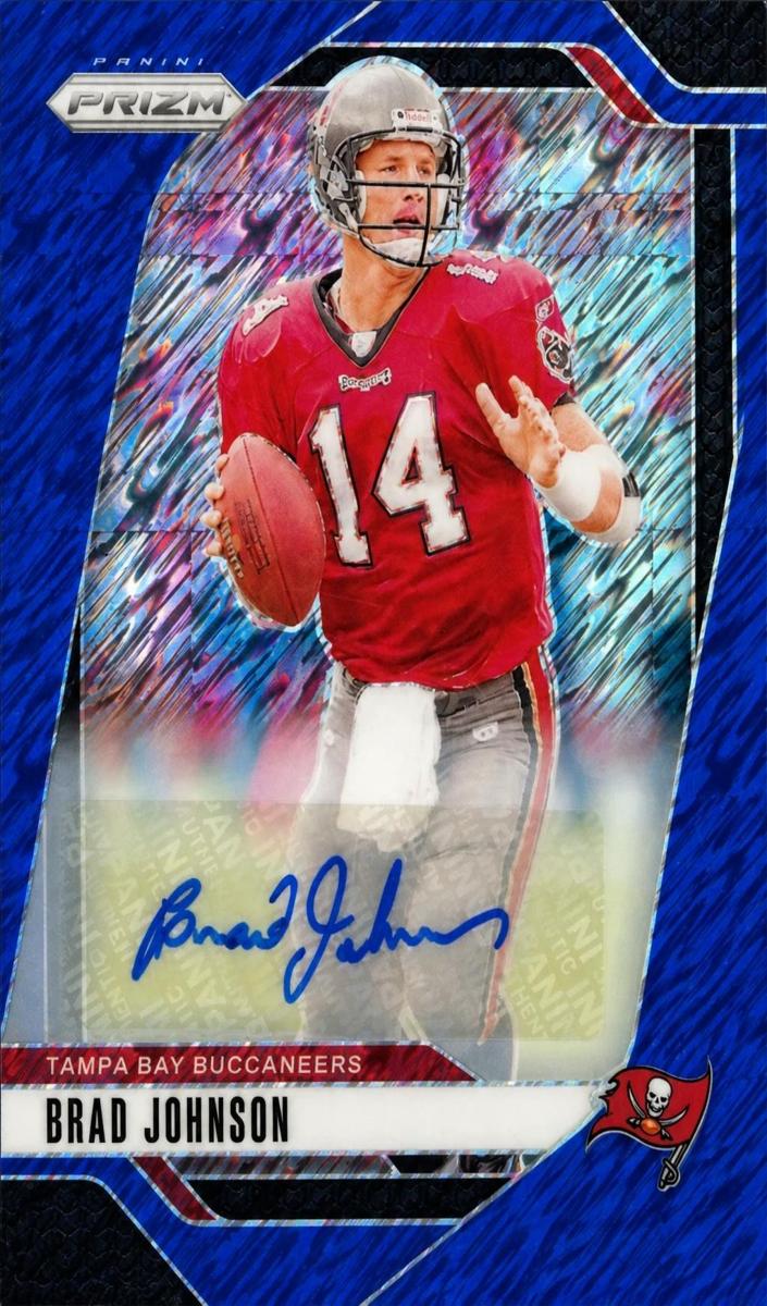 2024 Panini Prizm Football Blue Shimmer Brad Johnson #274