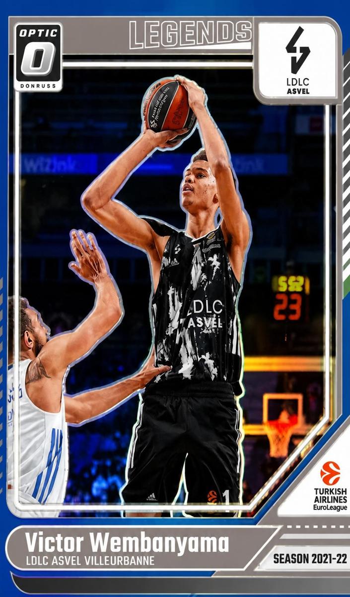 2023 Donruss Turkish Airlines EuroLeague Basketball Victor Wembanyama #161