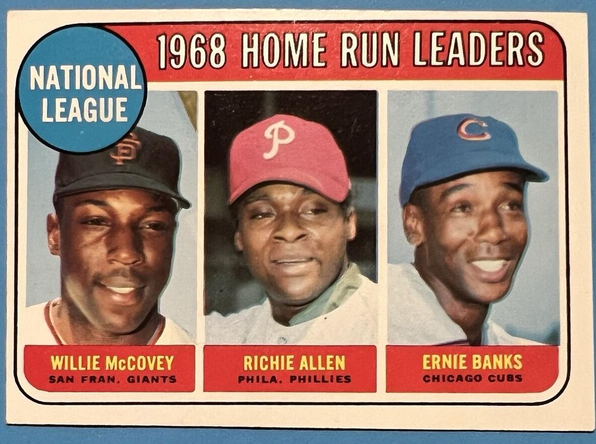 1969 Topps Baseball N.L. Home Run Leaders #6