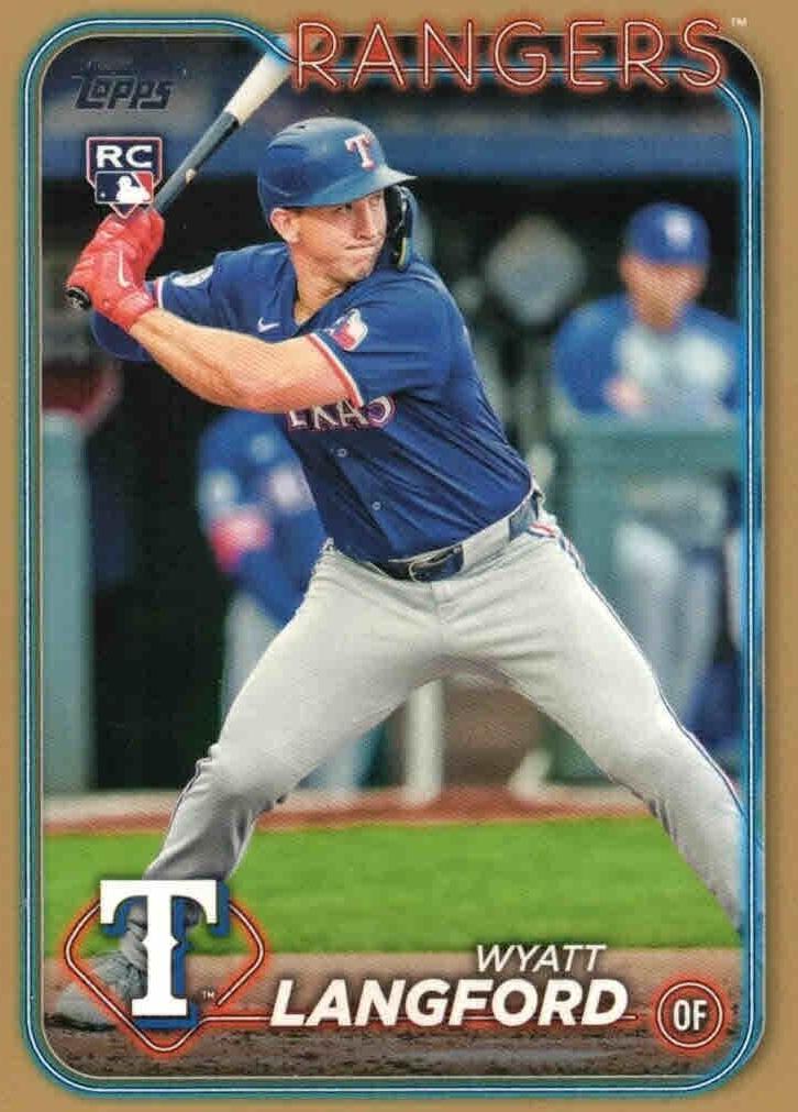 2024 Topps Update Baseball Gold Wyatt Langford #US151