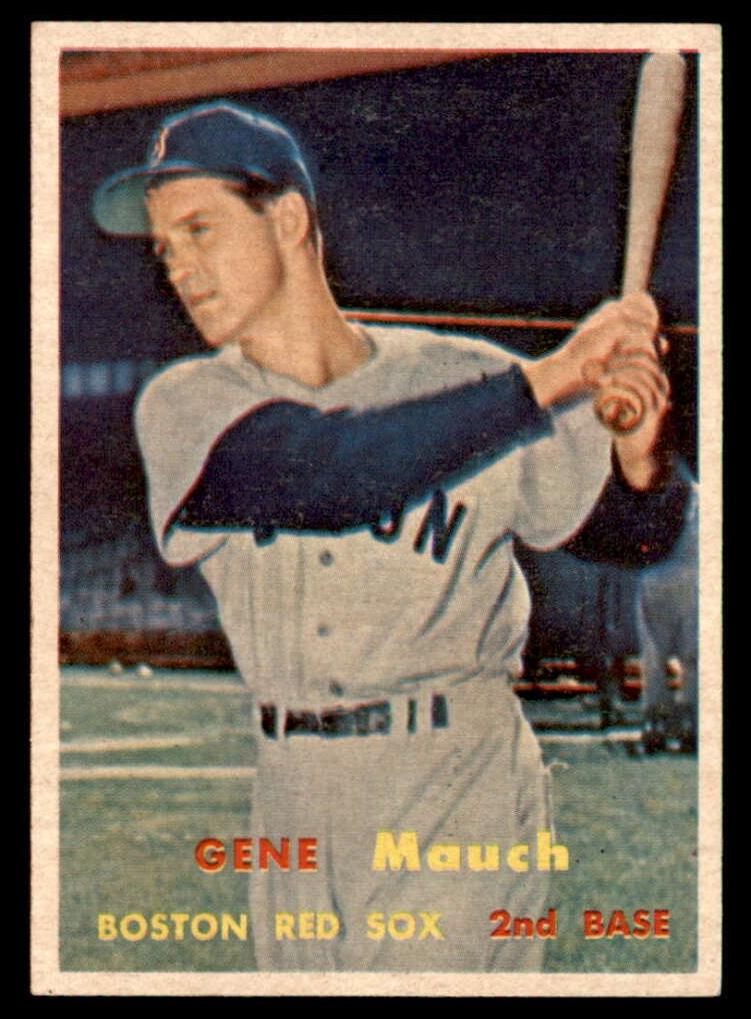 1957 Topps Baseball Gene Mauch #342 PSA 7