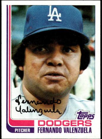 1982 Topps Baseball Fernando Valenzuela #510 PSA 9