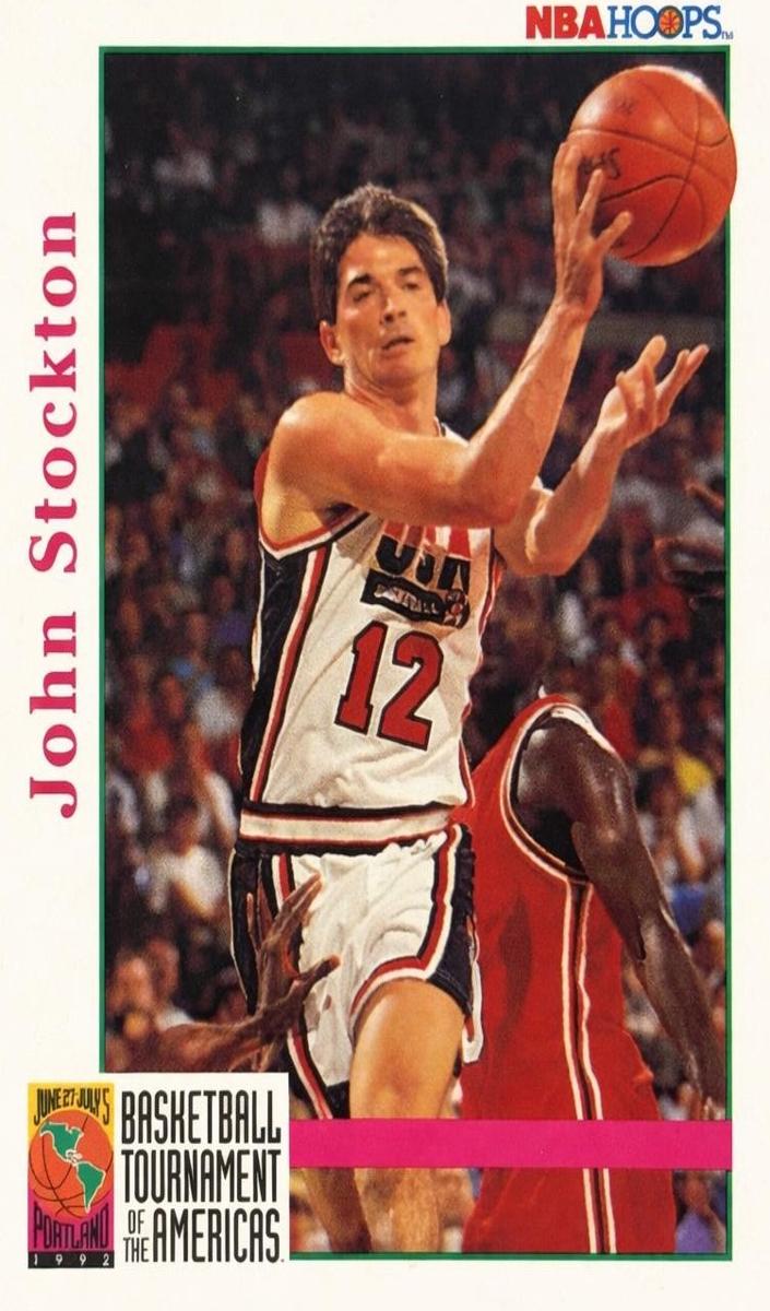 1992 Hoops Basketball USA John Stockton #347 PSA 10
