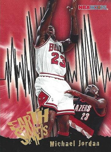 1996 Hoops Basketball Michael Jordan #358 PSA 7