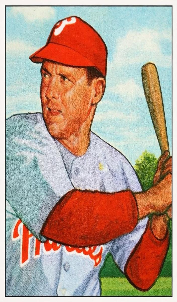 1950 Bowman Baseball No Copyright Bill Nicholson #228