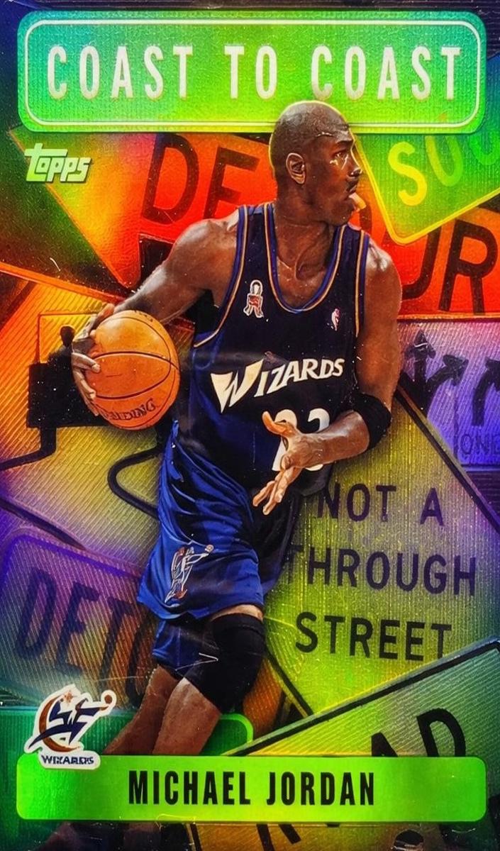 2002 Topps Chrome Basketball Refractor Michael Jordan #CC8