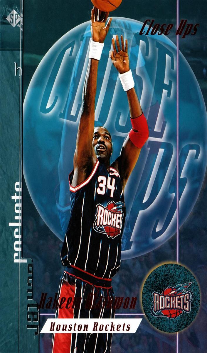 1996 Skybox Premium Basketball Hakeem Olajuwon #CU7 PSA 10