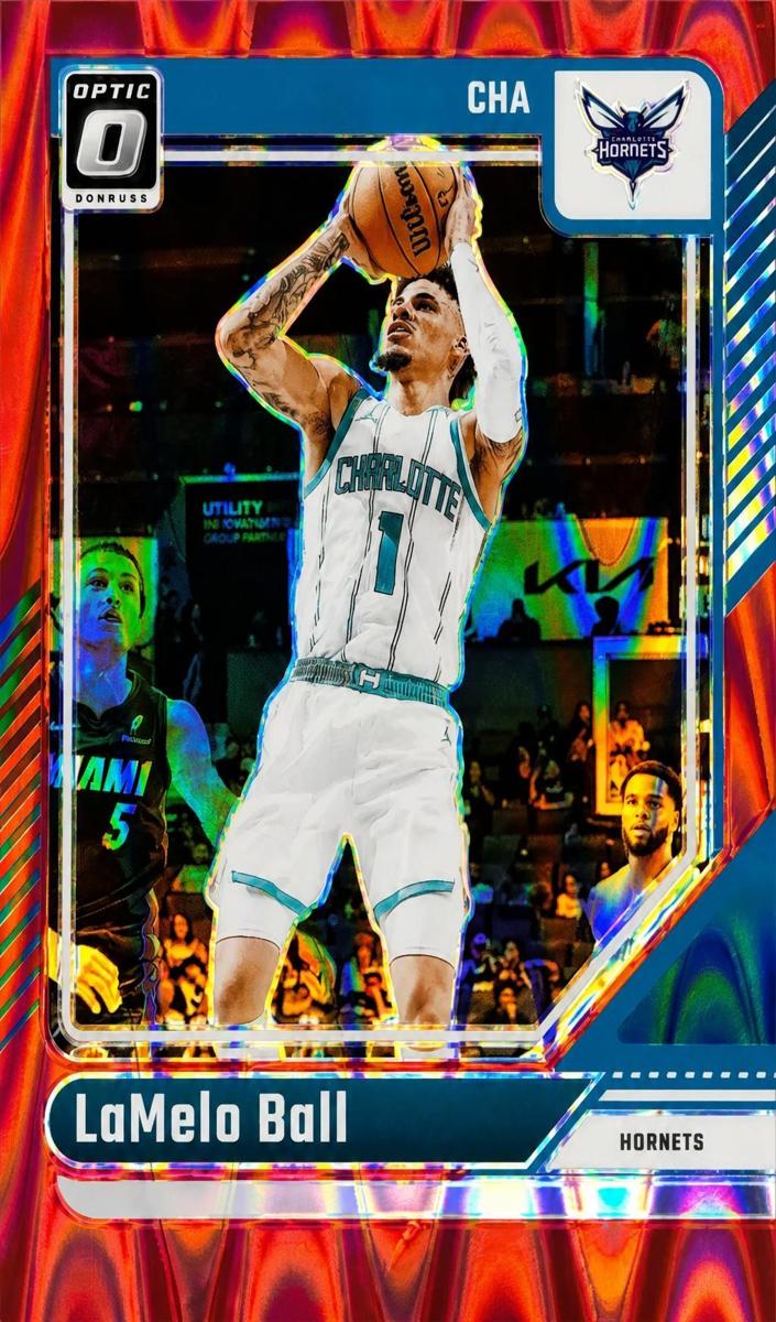 2024 Donruss Optic Basketball Red Seismic LaMelo Ball #172