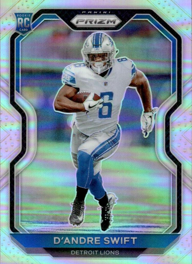 2020 Panini Prizm Football Silver Prizm D'Andre Swift #358