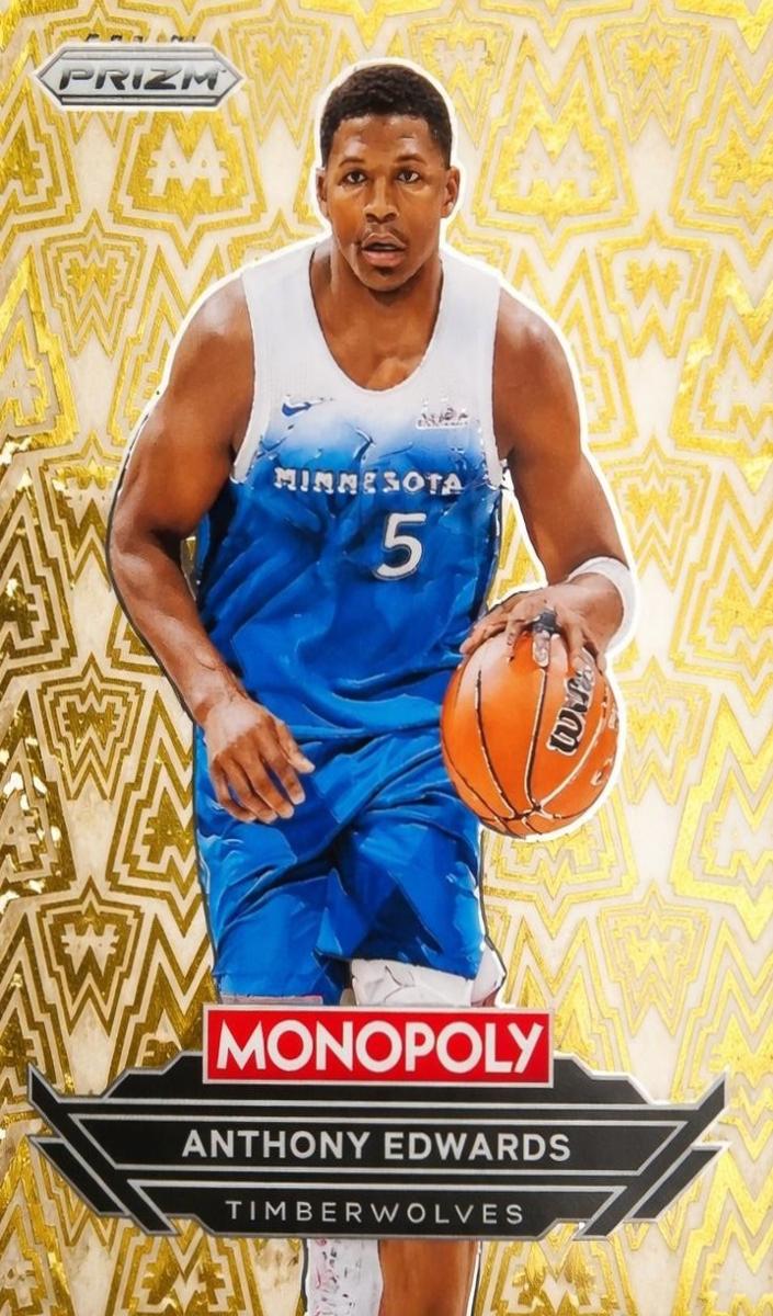 2024 Panini Prizm Monopoly Basketball Anthony Edwards #W19 PSA 10