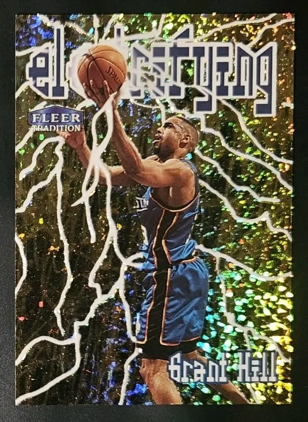 1998 Fleer Tradition Basketball Grant Hill #4E PSA 9