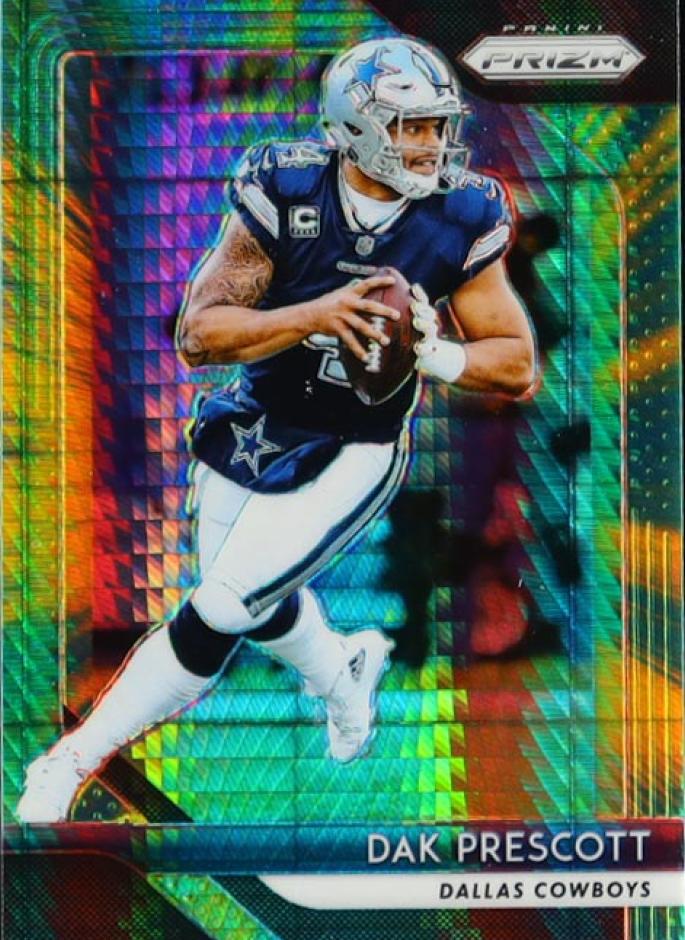 2018 Panini Prizm Football Hyper Dak Prescott #145 PSA 8.5