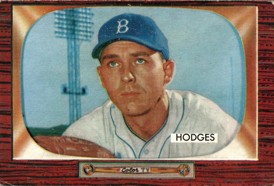 1955 Bowman Baseball Gil Hodges #158