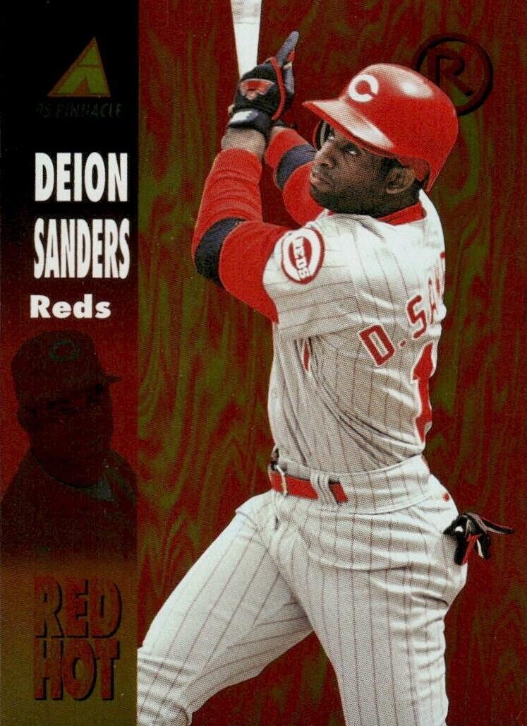 1995 Pinnacle Baseball Deion Sanders #RH22 PSA 7.5
