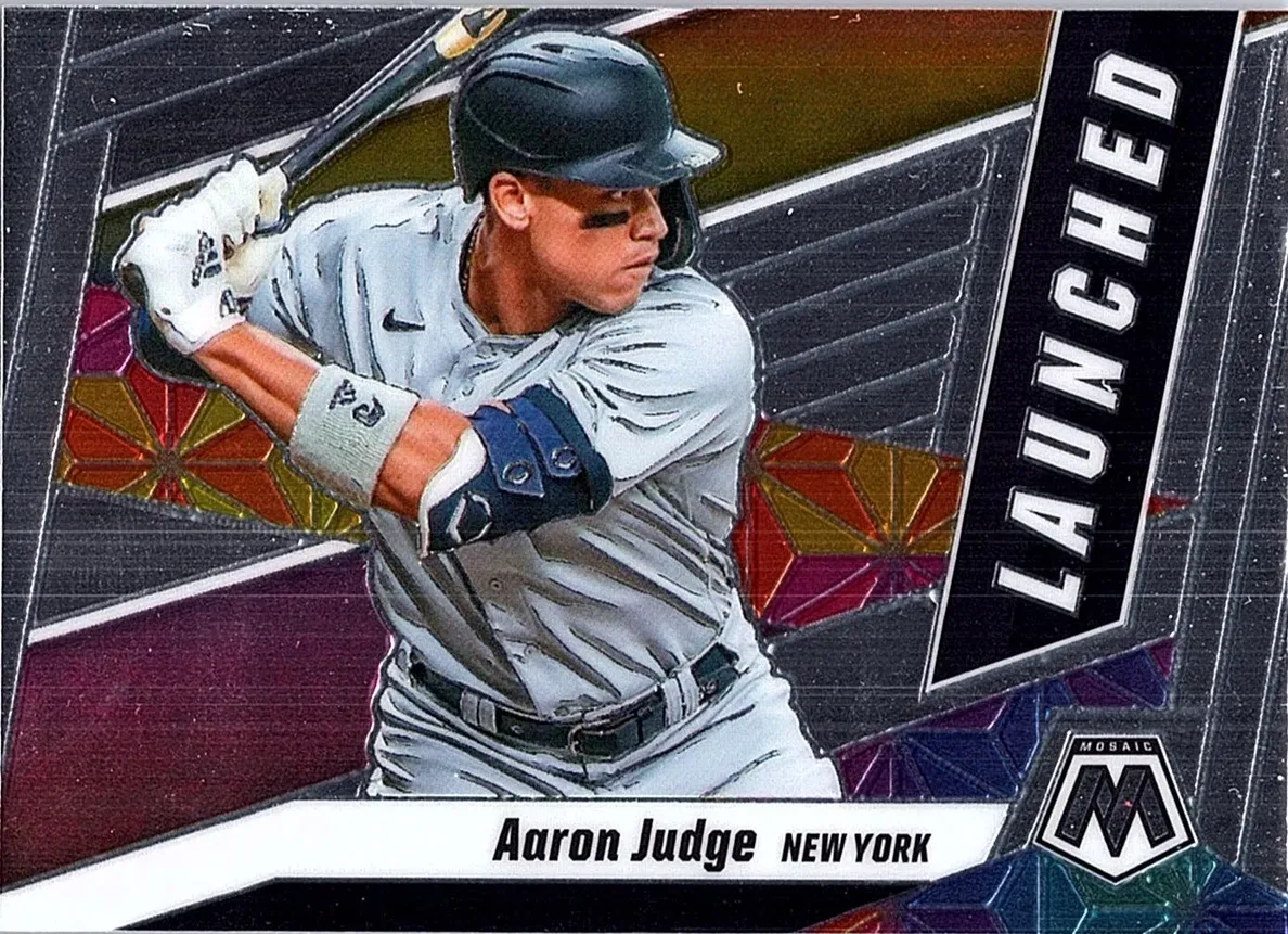 2021 Panini Mosaic Baseball Aaron Judge #L2 PSA 9