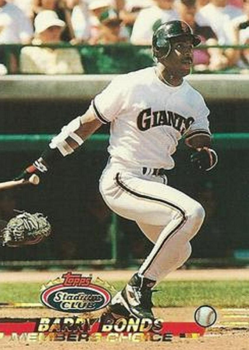 1993 Topps Stadium Club Baseball Barry Bonds #747 PSA 9