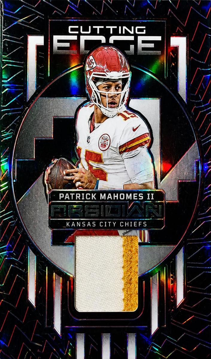 2023 Panini Obsidian Football Electric Etch Deep Sea Mojo Patrick Mahomes II #CE-PMA
