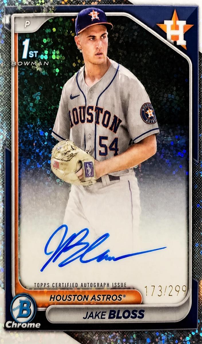 2024 Bowman Chrome Baseball Speckle Jake Bloss #CPA-JB
