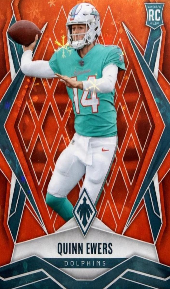 2025 Panini Phoenix Football Orange Winter Quinn Ewers #159