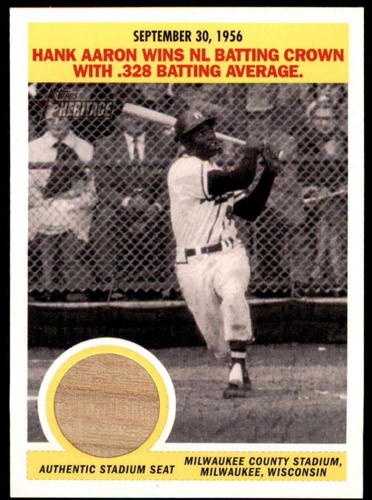 2005 Topps Heritage Baseball Hank Aaron #FR-HA