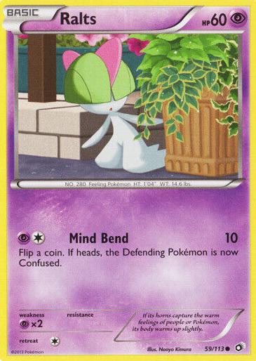 2013 Pokemon Black & White Legendary Treasures Ralts #59