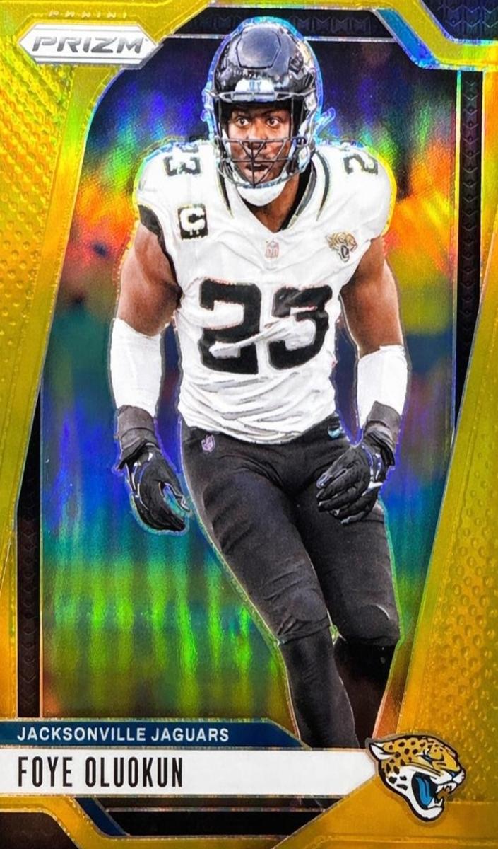 2024 Panini Prizm Football Gold Foye Oluokun #134