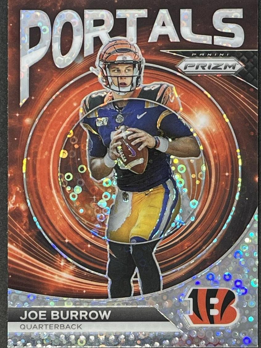 2023 Panini Prizm Football No Huddle Joe Burrow #PO-3 SGC 9.5