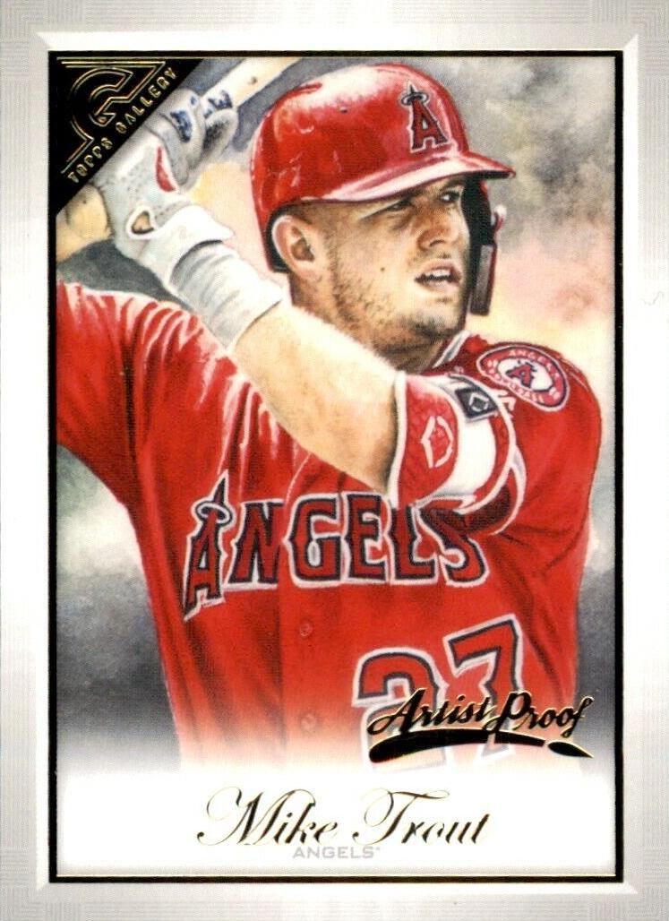 2019 Topps Gallery Baseball Mike Trout #105