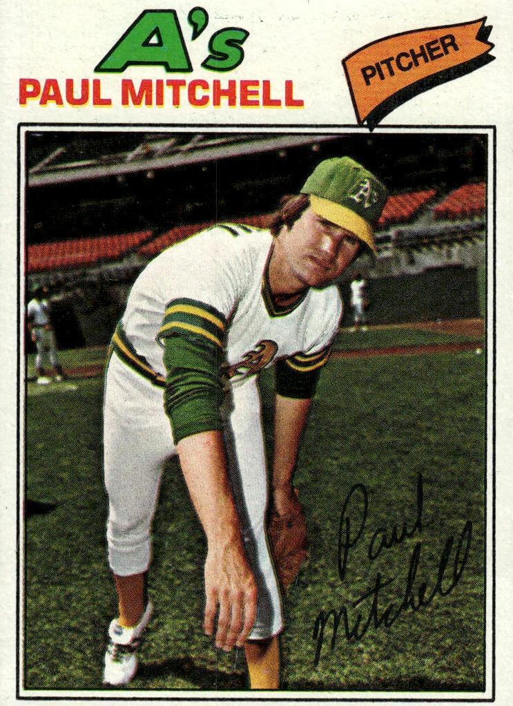 1977 Topps Baseball Paul Mitchell #53 PSA 9