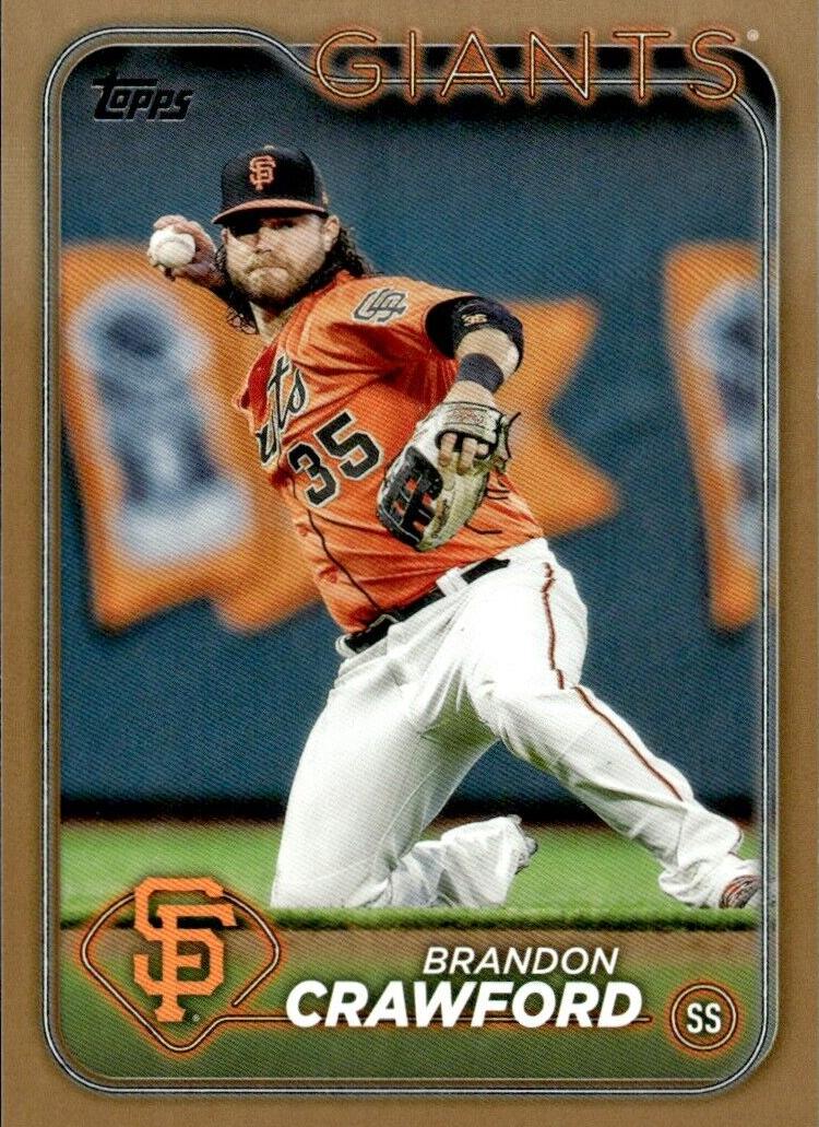 2024 Topps Baseball Gold Brandon Crawford #416